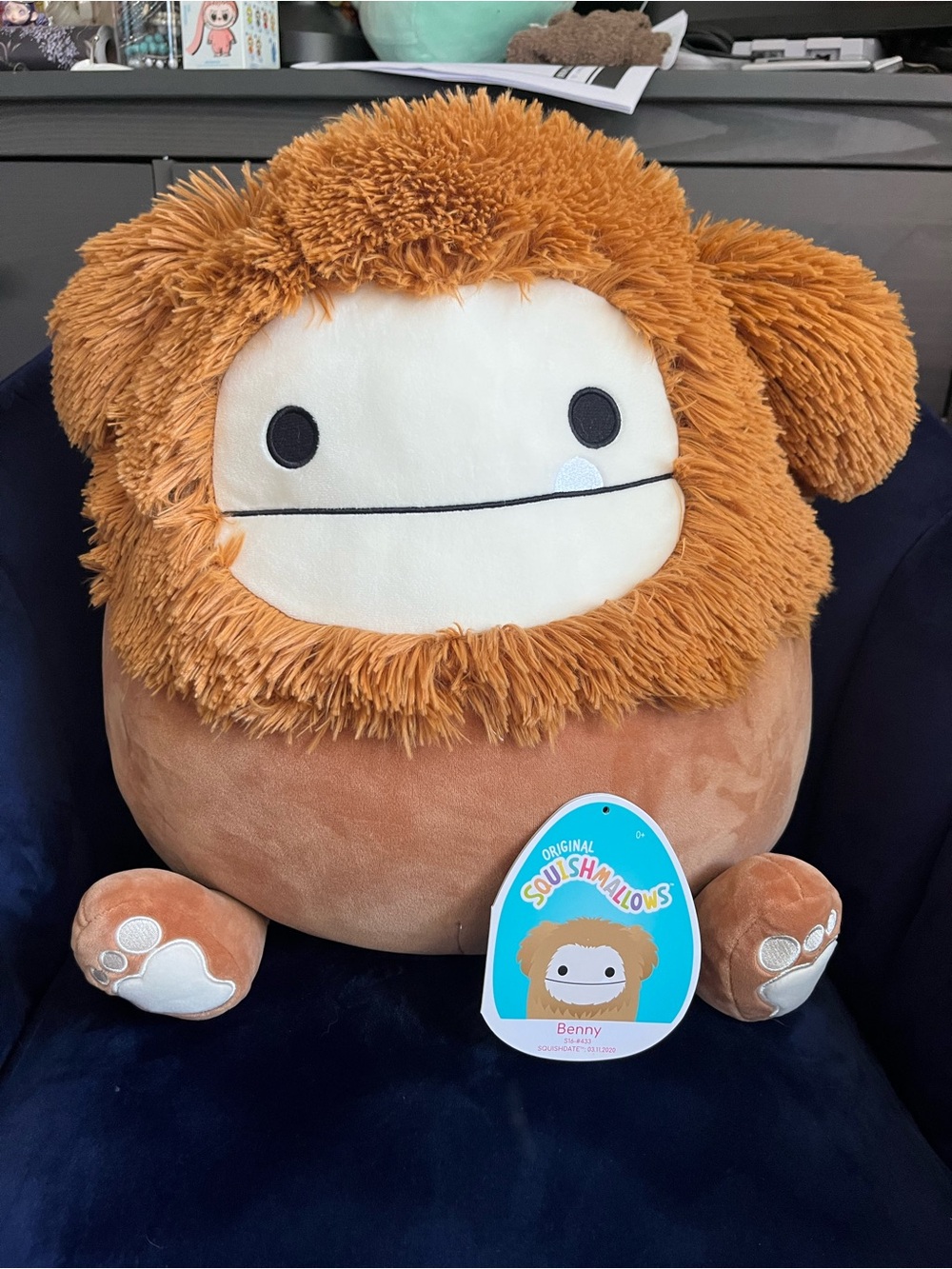 16” Benny Bigfoot squishmallow